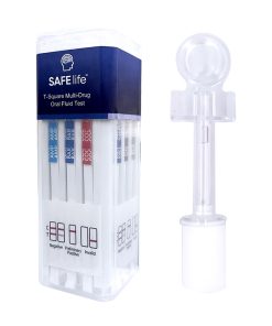 10 Panel T-Square® Oral Saliva Drug Test Device with Saturation Indicator