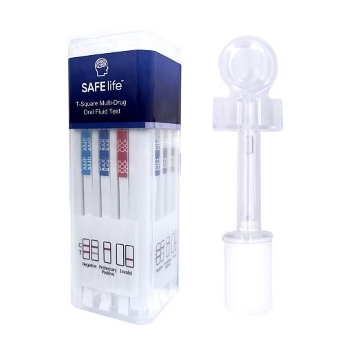 10 Panel T-Square® Oral Saliva Drug Test Device with Saturation Indicator