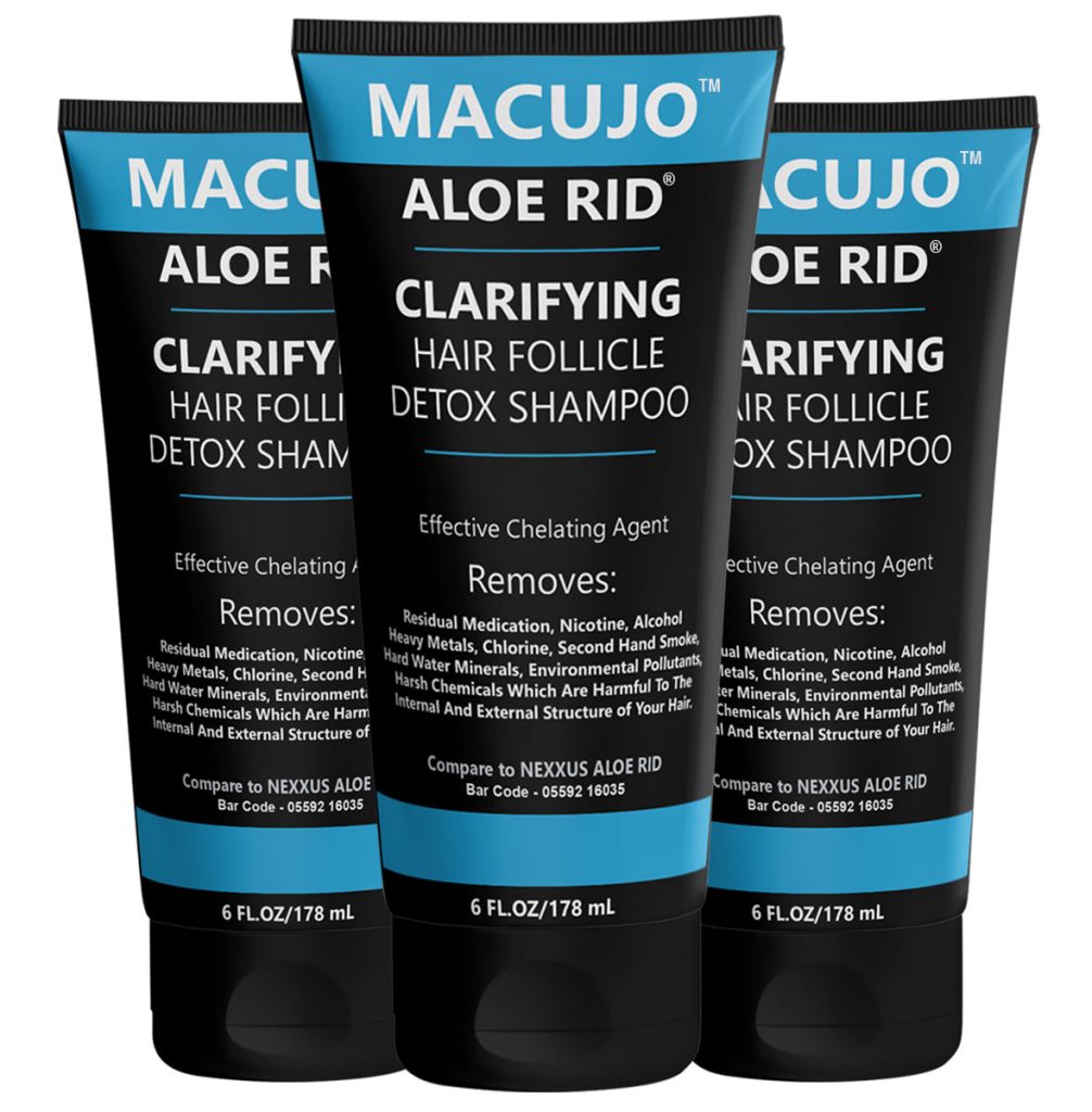 3 Pack Macujo Aloe Rid Shampoo Original Formula 0327